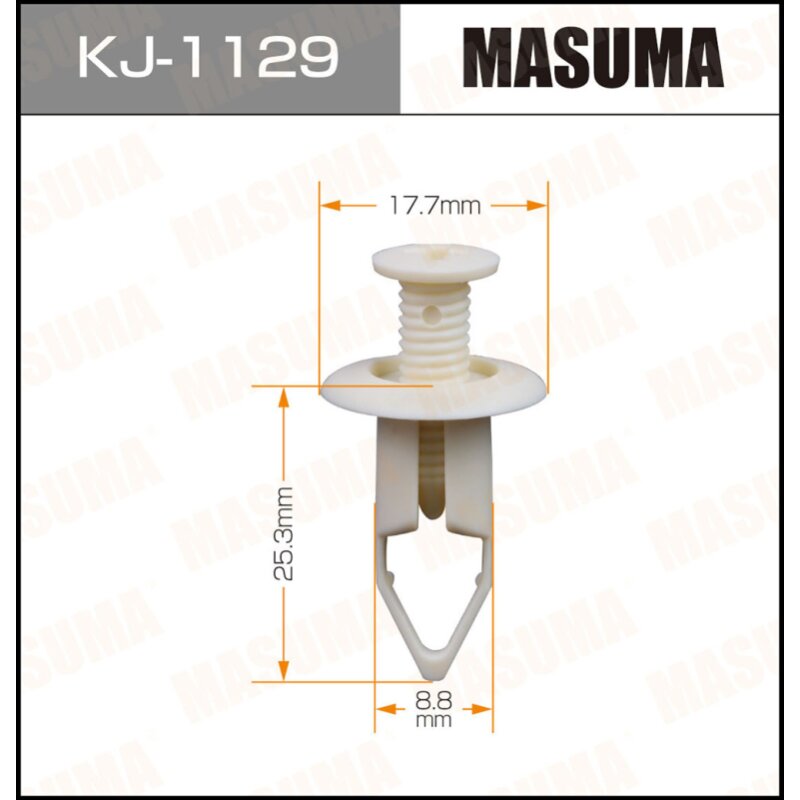Клипса крепежная MASUMA KJ-1129 (OEM 52531-35010-A0)
Клипса крепежная MASUMA KJ-1129 (OEM 52531-35010-A0)