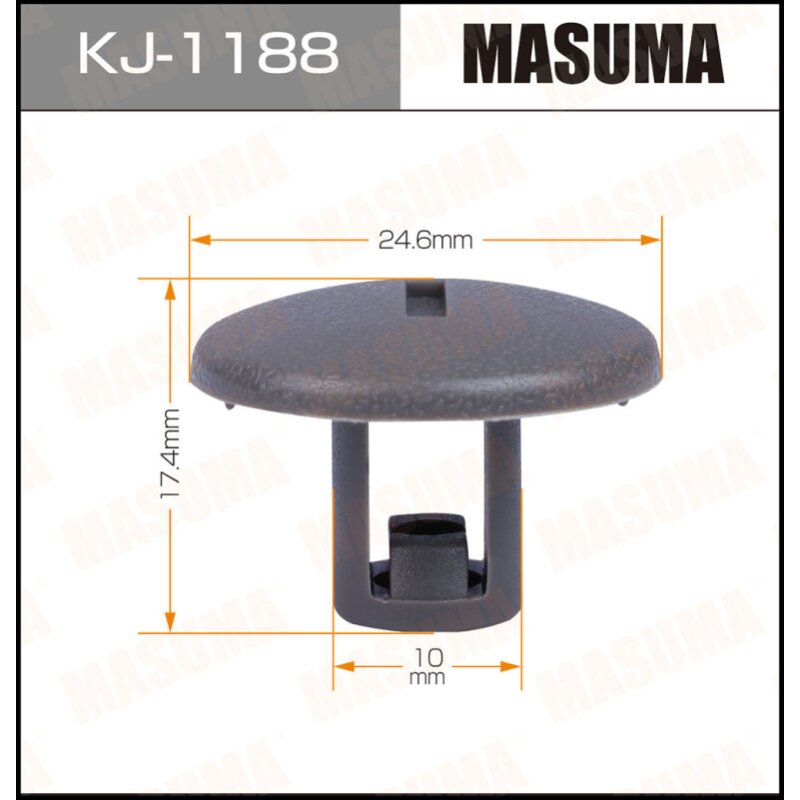 Клипса крепежная MASUMA KJ-1188 (OEM 90467-06001-B2
Клипса крепежная MASUMA KJ-1188 (OEM 90467-06001-B2
