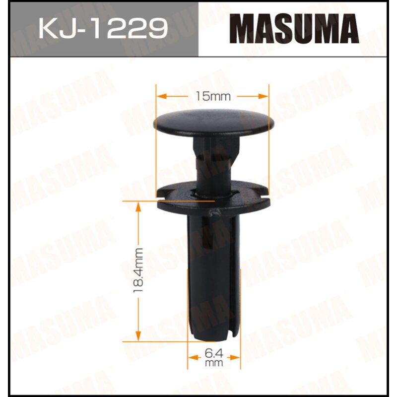 Клипса крепежная MASUMA KJ-1229 (OEM 90467-07188)
Клипса крепежная MASUMA KJ-1229 (OEM 90467-07188)