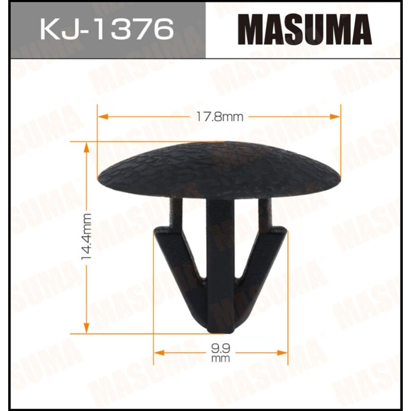 Клипса крепежная MASUMA KJ-1376 (OEM 90467-10091)
Клипса крепежная MASUMA KJ-1376 (OEM 90467-10091)