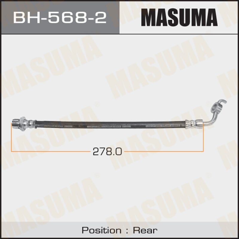 Шланг тормозной "Masuma" T- /rear/ RAV4 ACA3# LH
Шланг тормозной "Masuma" T- /rear/ RAV4 ACA3# LH