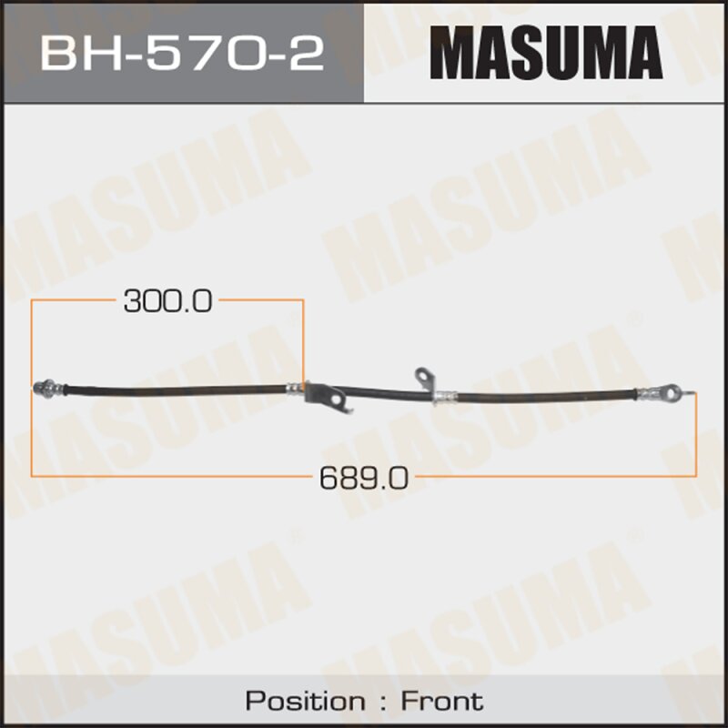 Шланг тормозной "Masuma" T- /front/ AURIS NZE151H LH
Шланг тормозной "Masuma" T- /front/ AURIS NZE151H LH