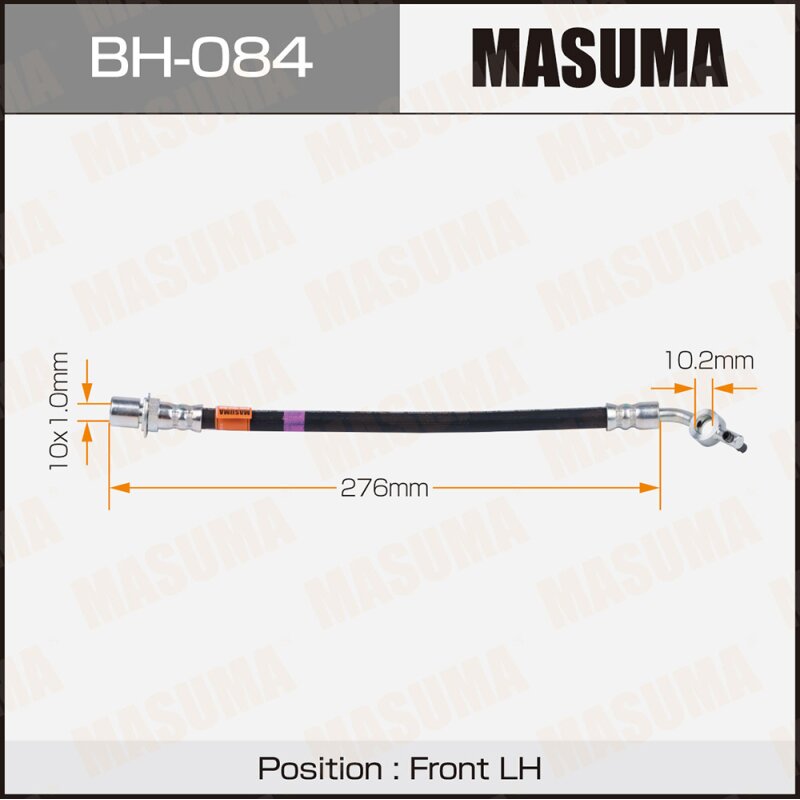 Шланг тормозной "Masuma" T- /front/ Land Cruiser #J8# LH
Шланг тормозной "Masuma" T- /front/ Land Cruiser #J8# LH