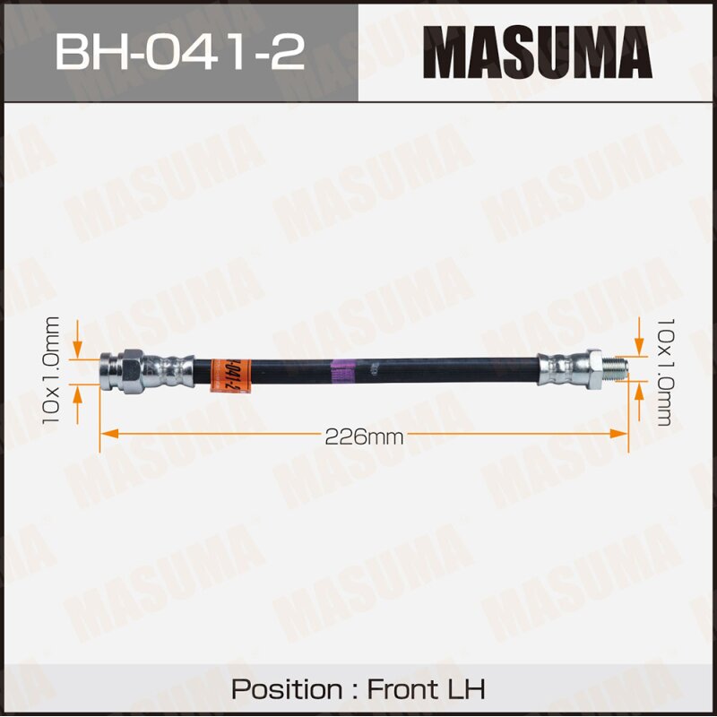 Шланг тормозной MASUMA MMC- /front/rear/ Diamante Out
Шланг тормозной MASUMA MMC- /front/rear/ Diamante Out