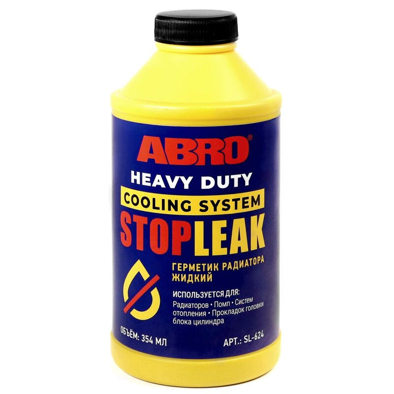 Герметик для системы охлаждения ABRO SL-624, бутылка 325мл
Герметик для системы охлаждения ABRO SL-624, бутылка 325мл