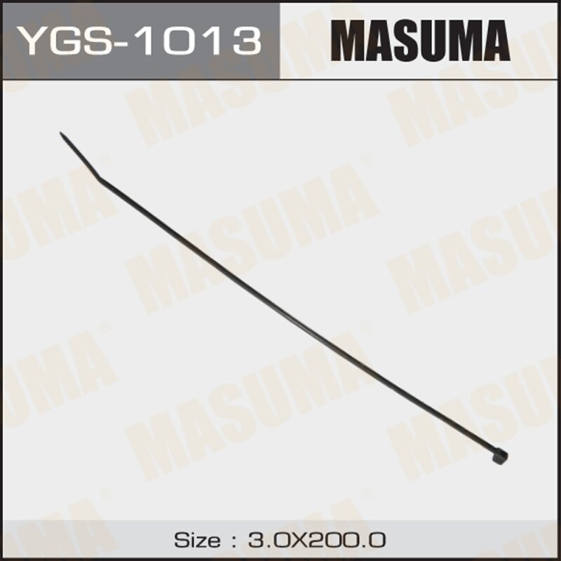 Хомут пластиковый MASUMA YGS-1013 черный 3х200, 100 шт (стоимость за упаковку 100 шт
Хомут пластиковый MASUMA YGS-1013 черный 3х200, 100 шт (стоимость за упаковку 100 шт