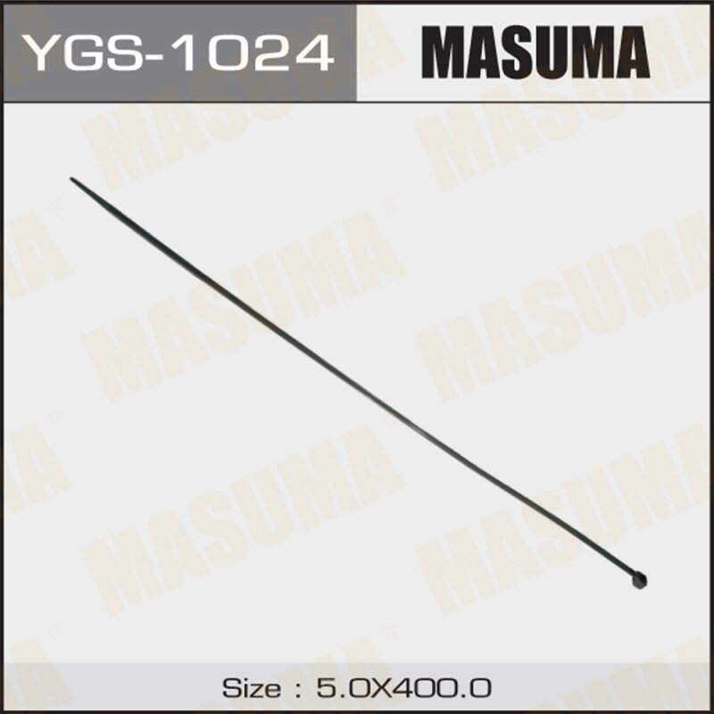 Хомут пластиковый MASUMA YGS-1024 черный 5х400, 100 шт (стоимость за упаковку 100 шт
Хомут пластиковый MASUMA YGS-1024 черный 5х400, 100 шт (стоимость за упаковку 100 шт