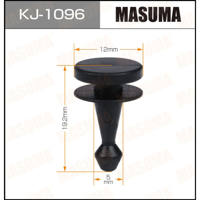 Клипса крепежная MASUMA KJ-1096 (OEM 90467-05130
Клипса крепежная MASUMA KJ-1096 (OEM 90467-05130