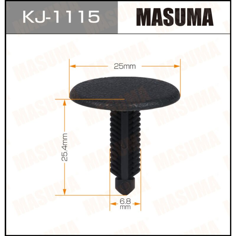 Клипса крепежная MASUMA KJ-1115 салонная черная (OEM 90467-07049-B7
Клипса крепежная MASUMA KJ-1115 салонная черная (OEM 90467-07049-B7