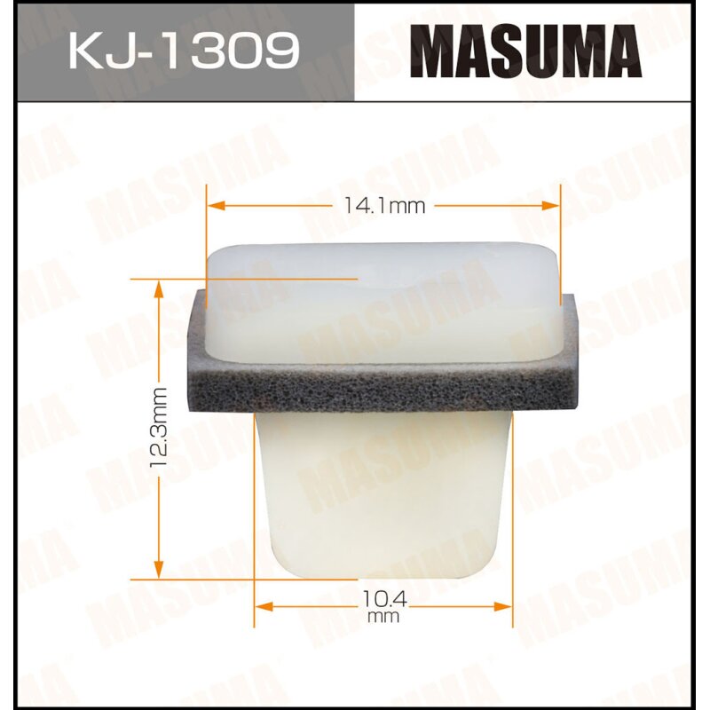 Клипса крепежная MASUMA KJ-1309 (OEM 90189-04153
Клипса крепежная MASUMA KJ-1309 (OEM 90189-04153
