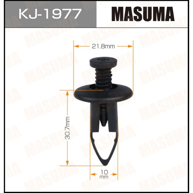 Клипса крепежная MASUMA KJ-1977 (OEM 57750AA090)
Клипса крепежная MASUMA KJ-1977 (OEM 57750AA090)
