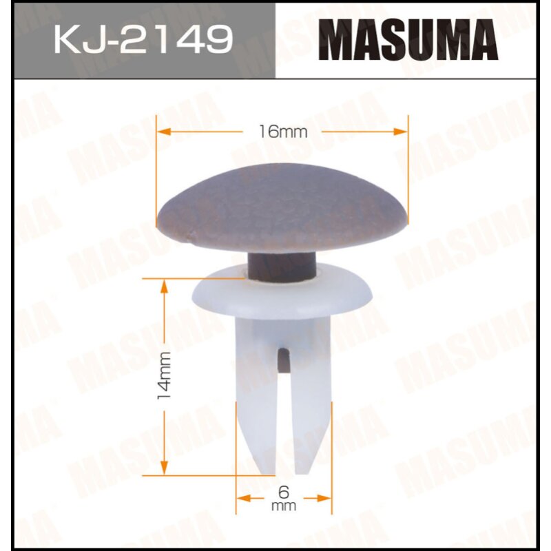 Клипса крепежная MASUMA KJ-2149 (OEM 94070GA490ND
Клипса крепежная MASUMA KJ-2149 (OEM 94070GA490ND