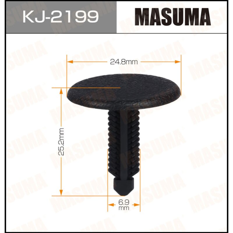 Клипса крепежная MASUMA KJ-2199 (OEM 90467-07049)
Клипса крепежная MASUMA KJ-2199 (OEM 90467-07049)