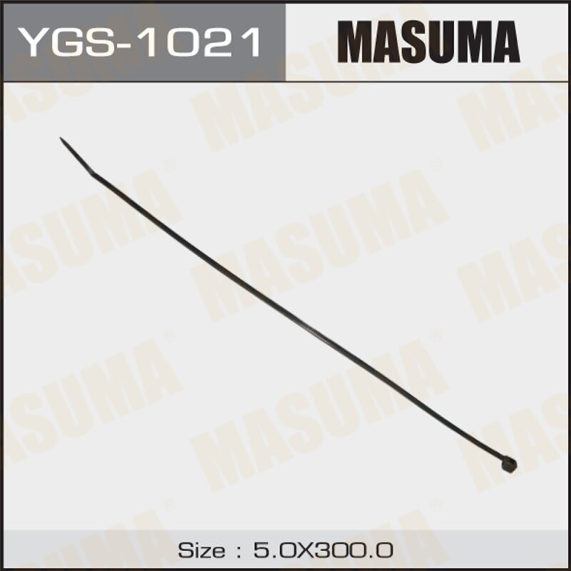 Хомут пластиковый MASUMA YGS-1021 черный 5х300мм, 25 шт
Хомут пластиковый MASUMA YGS-1021 черный 5х300мм, 25 шт