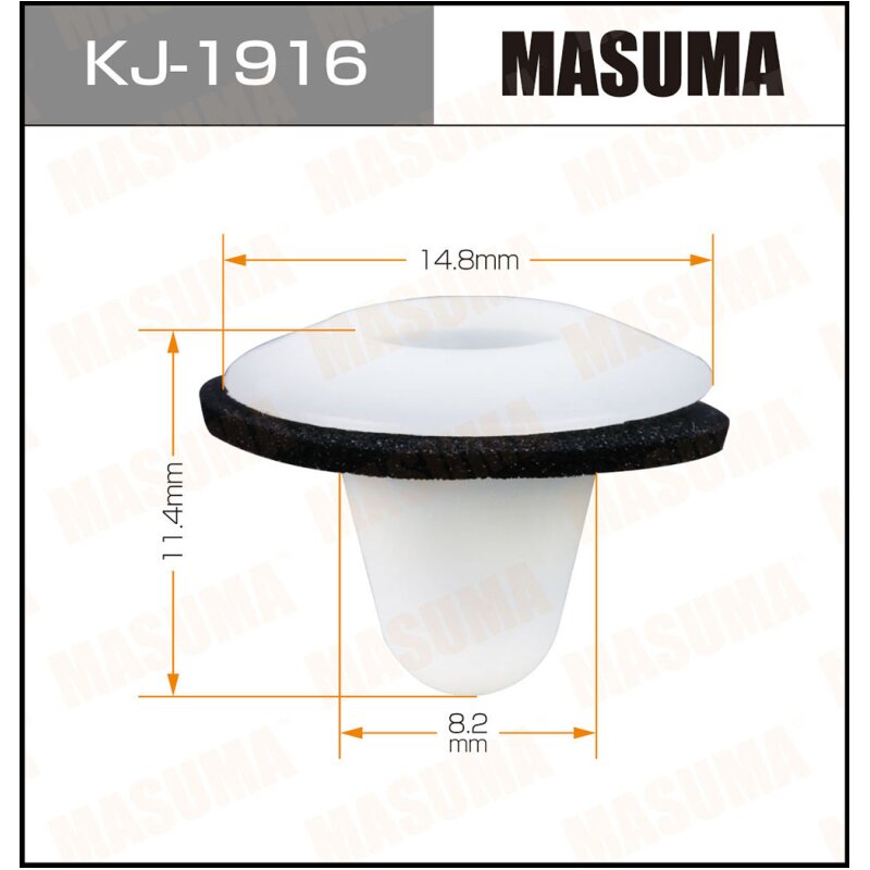 Клипса крепежная MASUMA KJ-1916 (OEM 791017900)
Клипса крепежная MASUMA KJ-1916 (OEM 791017900)