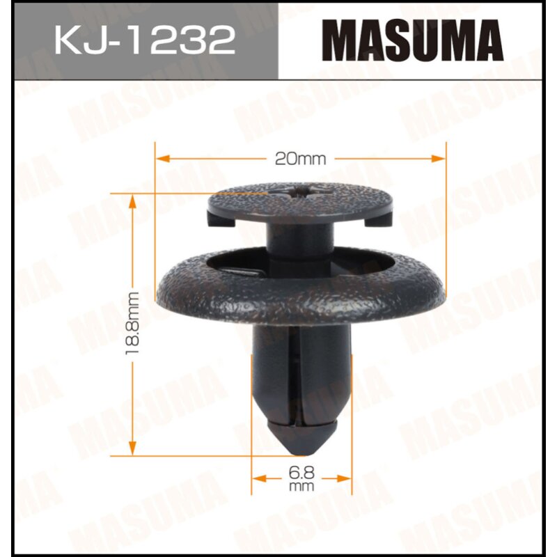 Клипса крепежная MASUMA KJ-1232 (OEM 90467-07121-B0
Клипса крепежная MASUMA KJ-1232 (OEM 90467-07121-B0