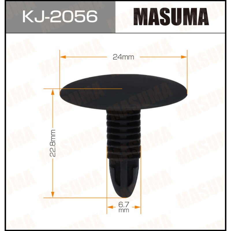 Клипса крепежная MASUMA KJ-2056 салонная черная (OEM MB899736
Клипса крепежная MASUMA KJ-2056 салонная черная (OEM MB899736
