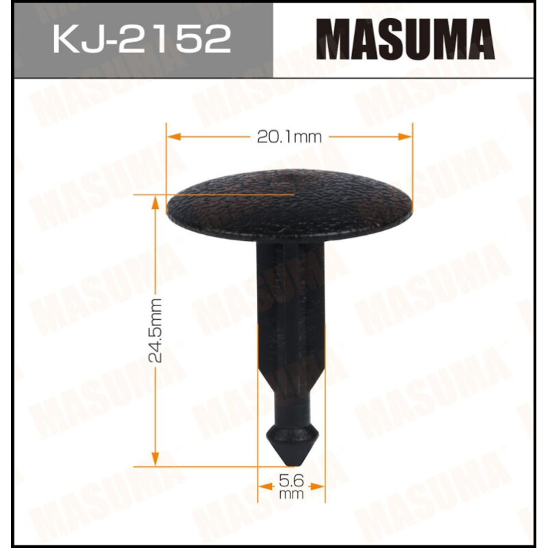 Клипса крепежная MASUMA KJ-2152 салонная черная (OEM 95022AC040ML)
Клипса крепежная MASUMA KJ-2152 салонная черная (OEM 95022AC040ML)