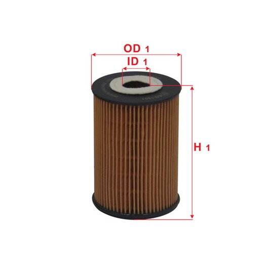 Фильтр масляный "Sakura" Вставка O-206
Фильтр масляный "Sakura" Вставка O-206