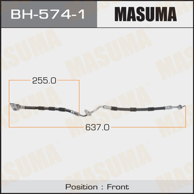 Шланг тормозной "Masuma" Mz- /rear/ ATENZA/GGEP RH
Шланг тормозной "Masuma" Mz- /rear/ ATENZA/GGEP RH