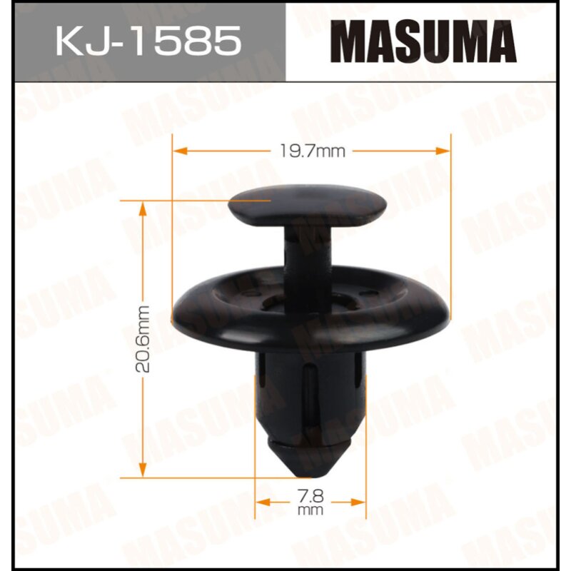 Клипса крепежная MASUMA KJ-1585 (OEM 84995-3J101
Клипса крепежная MASUMA KJ-1585 (OEM 84995-3J101