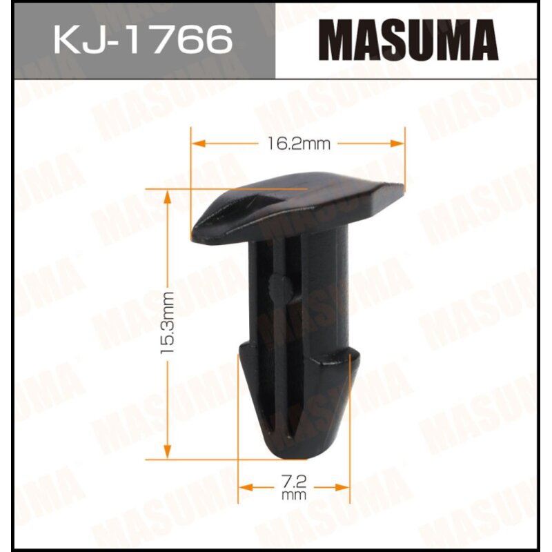 Клипса крепежная MASUMA KJ-1766 (OEM 91502-S84-A11
Клипса крепежная MASUMA KJ-1766 (OEM 91502-S84-A11