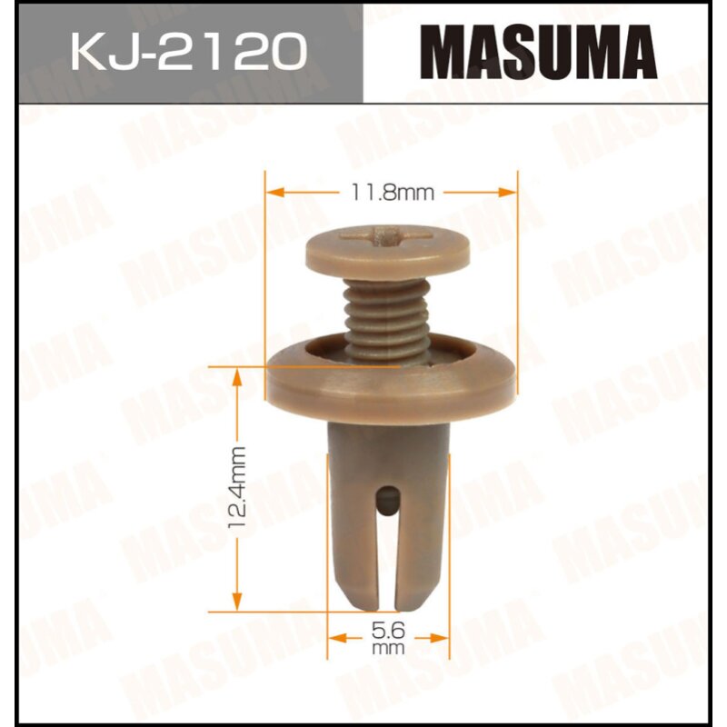 Клипса крепежная MASUMA KJ-2120 салонная бежевая (OEM 57333AA090GE
Клипса крепежная MASUMA KJ-2120 салонная бежевая (OEM 57333AA090GE