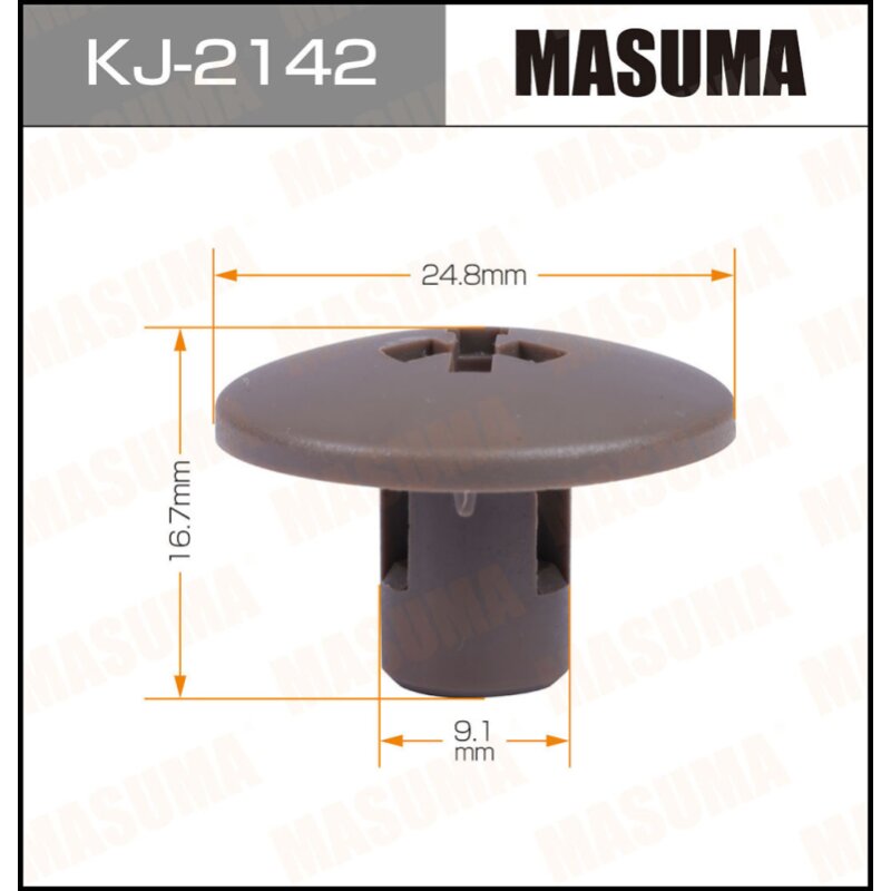 Клипса крепежная MASUMA KJ-2142 (OEM 94099AA000GC
Клипса крепежная MASUMA KJ-2142 (OEM 94099AA000GC
