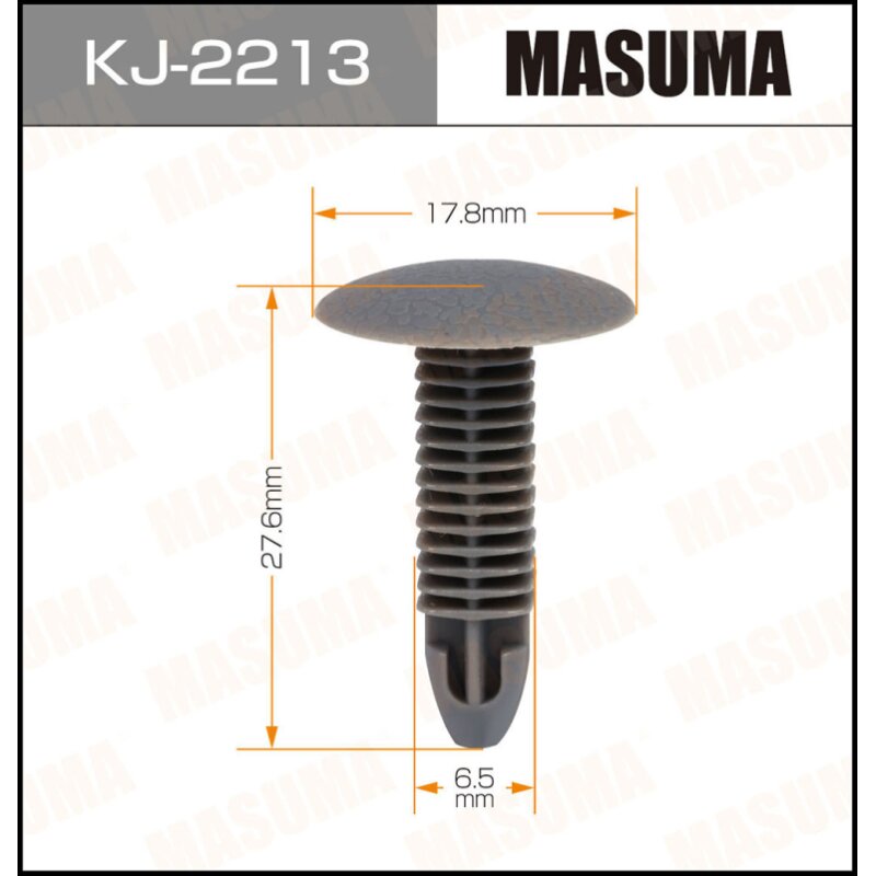 Клипса крепежная MASUMA KJ-2213 (OEM 90467-06061-B1
Клипса крепежная MASUMA KJ-2213 (OEM 90467-06061-B1