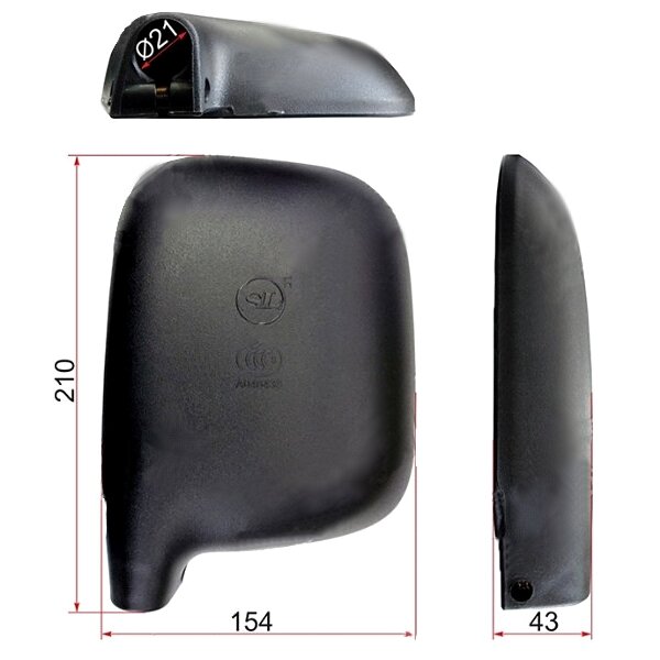 Зеркало а/м боковое "SL" 195*155 (1/20
Зеркало а/м боковое "SL" 195*155 (1/20