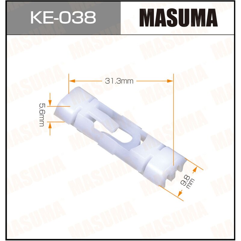 Клипса крепежная MASUMA KE-038 (OEM 1H0853733B)
Клипса крепежная MASUMA KE-038 (OEM 1H0853733B)