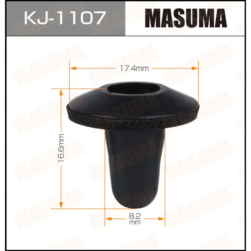 Клипса крепежная MASUMA KJ-1107 (OEM 91167AA000
Клипса крепежная MASUMA KJ-1107 (OEM 91167AA000