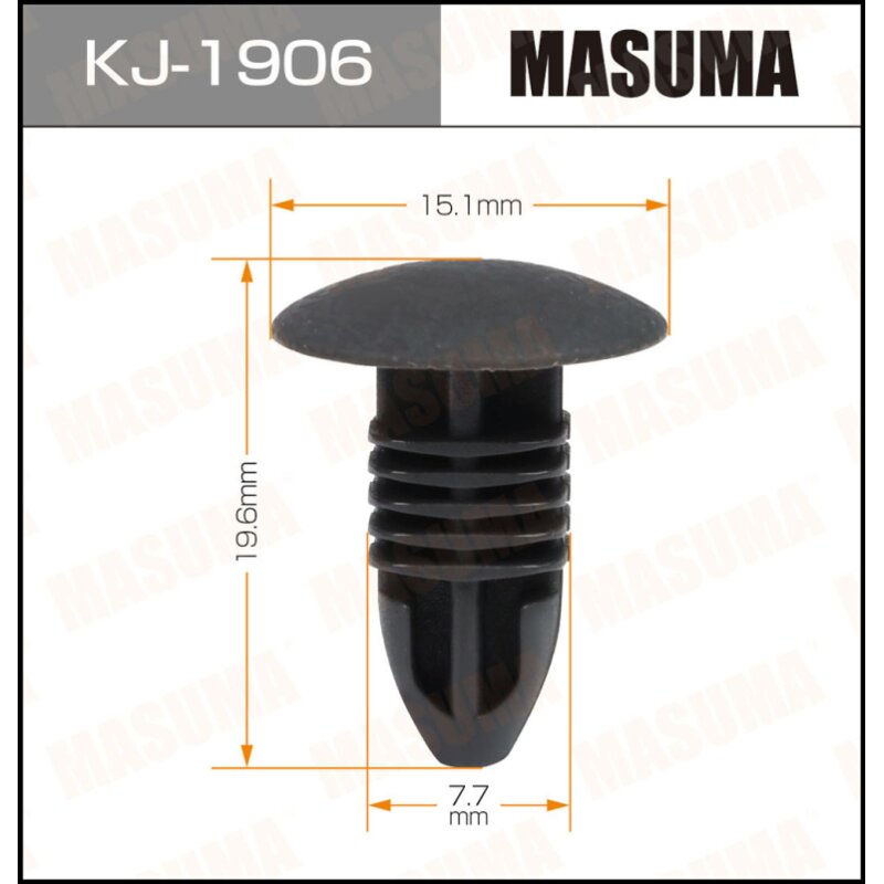 Клипса крепежная MASUMA KJ-1906 (OEM 94518AC100MA
Клипса крепежная MASUMA KJ-1906 (OEM 94518AC100MA
