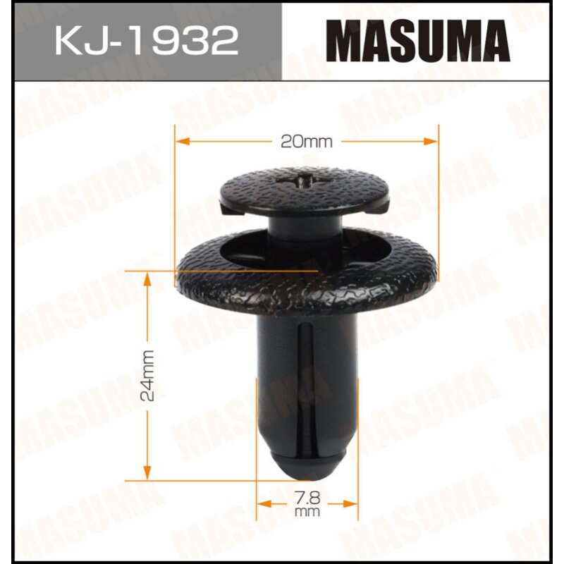Клипса крепежная MASUMA KJ-1932 (OEM 24236AA001
Клипса крепежная MASUMA KJ-1932 (OEM 24236AA001