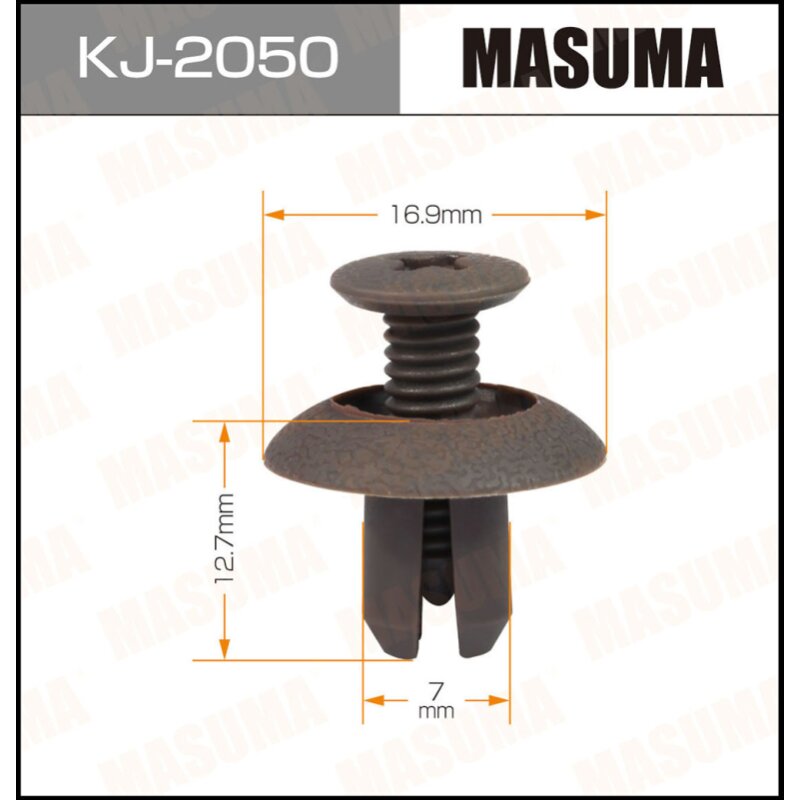 Клипса крепежная MASUMA KJ-2050 (OEM MR778017
Клипса крепежная MASUMA KJ-2050 (OEM MR778017