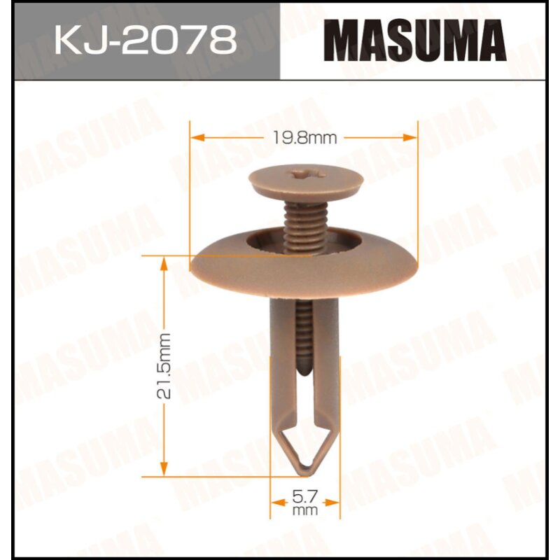 Клипса крепежная MASUMA KJ-2078 салонная бежевая (OEM B100-68-675-22
Клипса крепежная MASUMA KJ-2078 салонная бежевая (OEM B100-68-675-22