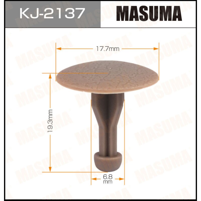 Клипса крепежная MASUMA KJ-2137 салонная бежевая (OEM 94214FA001GE
Клипса крепежная MASUMA KJ-2137 салонная бежевая (OEM 94214FA001GE