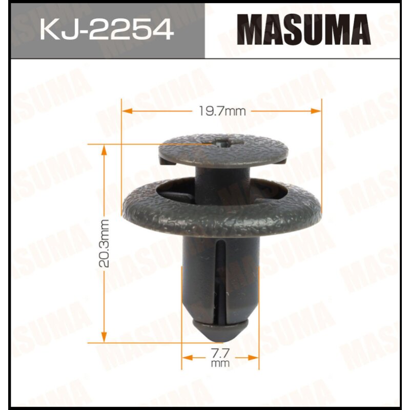 Клипса крепежная MASUMA KJ-2254 (OEM 01553-08891)
Клипса крепежная MASUMA KJ-2254 (OEM 01553-08891)