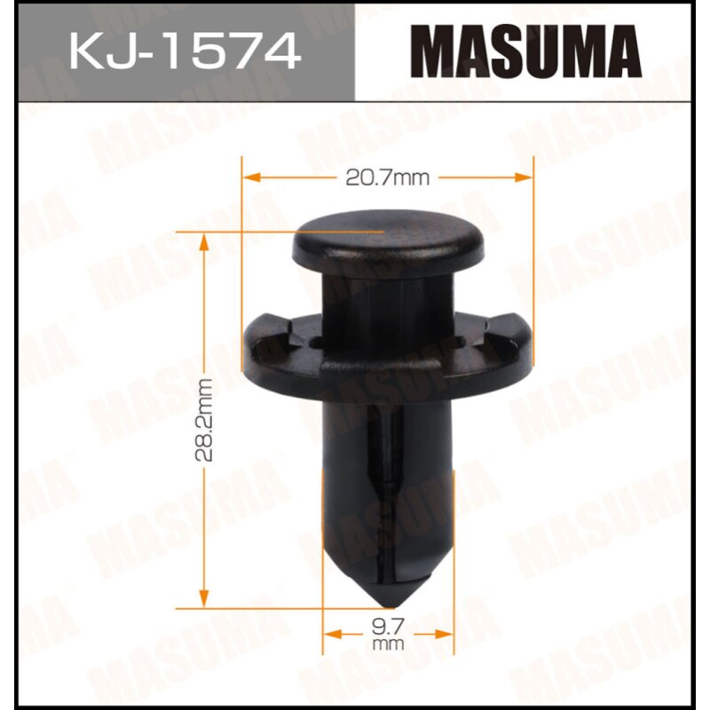 Клипса крепежная MASUMA KJ-1574 (OEM 909140007
Клипса крепежная MASUMA KJ-1574 (OEM 909140007