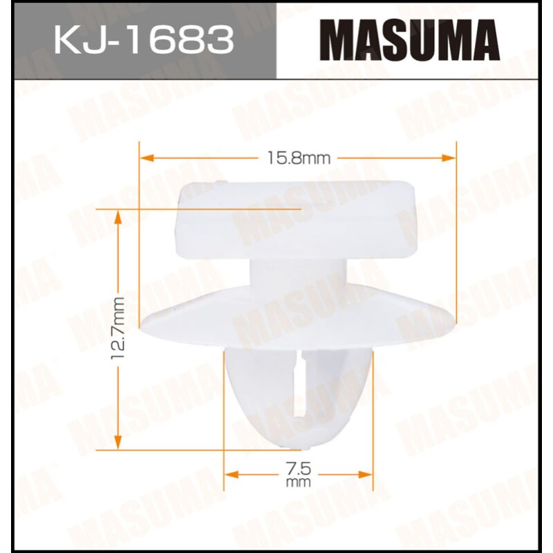 Клипса крепежная MASUMA KJ-1683 (OEM MB416090)
Клипса крепежная MASUMA KJ-1683 (OEM MB416090)