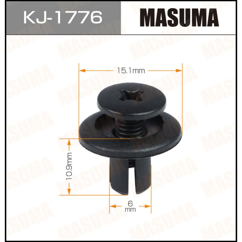 Клипса крепежная MASUMA KJ-1776 (OEM 90657-SH3-013
Клипса крепежная MASUMA KJ-1776 (OEM 90657-SH3-013