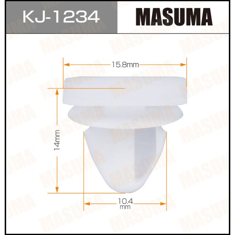Клипса крепежная MASUMA KJ-1234 (OEM 90467-11052)
Клипса крепежная MASUMA KJ-1234 (OEM 90467-11052)