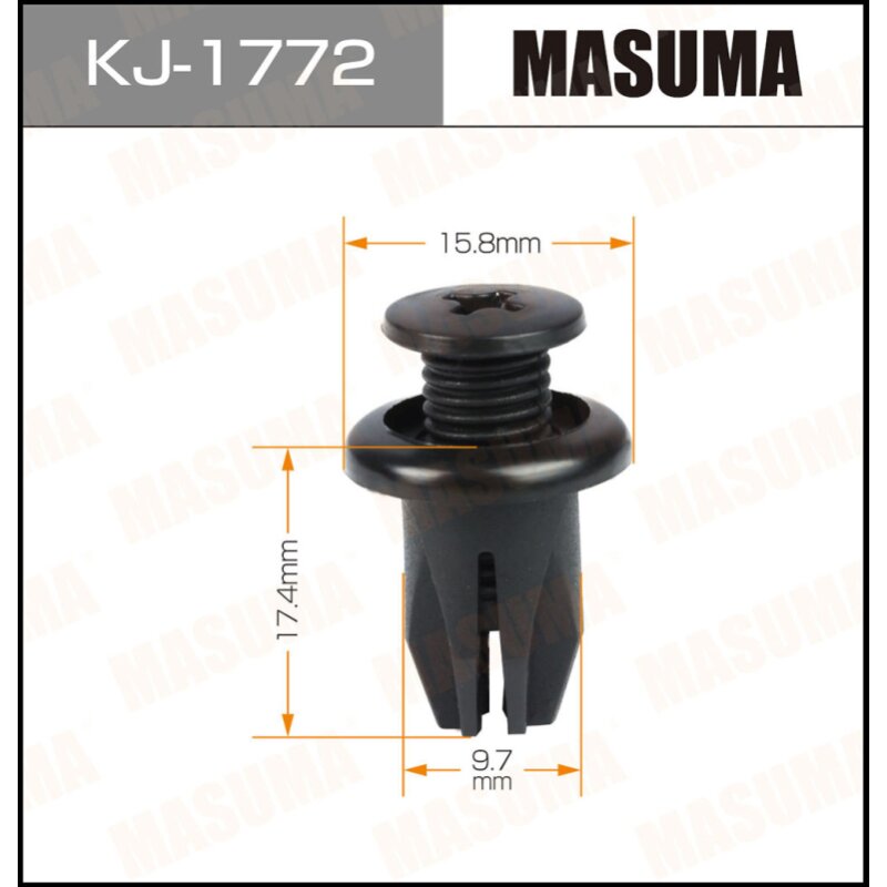 Клипса крепежная MASUMA KJ-1772 (OEM 90685-SH3-003ZA)
Клипса крепежная MASUMA KJ-1772 (OEM 90685-SH3-003ZA)