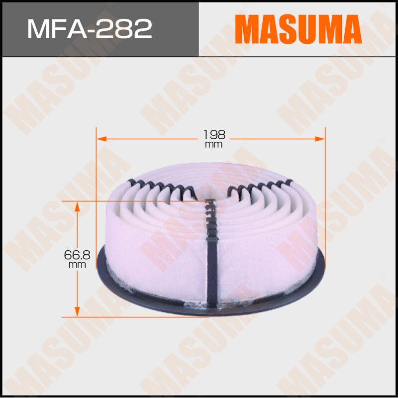 Фильтр воздушный Masuma A-159A, арт. MFA-282A
Фильтр воздушный Masuma A-159A, арт. MFA-282A