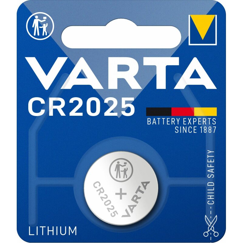 Батарейка литиевая Varta Professional Electronic, CR2025 (Ø20.0x2.5мм), 3В, 1 шт
Батарейка литиевая Varta Professional Electronic, CR2025 (Ø20.0x2.5мм), 3В, 1 шт