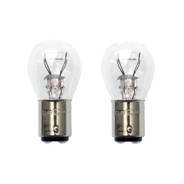Лампа Koito P23/8W (BAY15d, S25), 12В, 23/8Вт, комплект 2 шт
Лампа Koito P23/8W (BAY15d, S25), 12В, 23/8Вт, комплект 2 шт