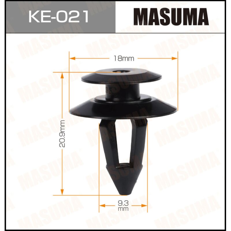 Клипса крепежная MASUMA KE-021 (OEM 703867299)
Клипса крепежная MASUMA KE-021 (OEM 703867299)