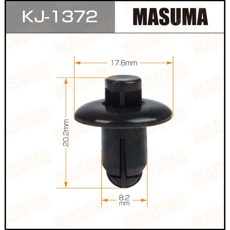 Клипса крепежная MASUMA KJ-1372 (OEM 67771-36030-B0
Клипса крепежная MASUMA KJ-1372 (OEM 67771-36030-B0