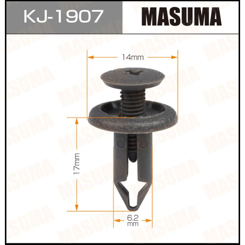 Клипса крепежная MASUMA KJ-1907
Клипса крепежная MASUMA KJ-1907