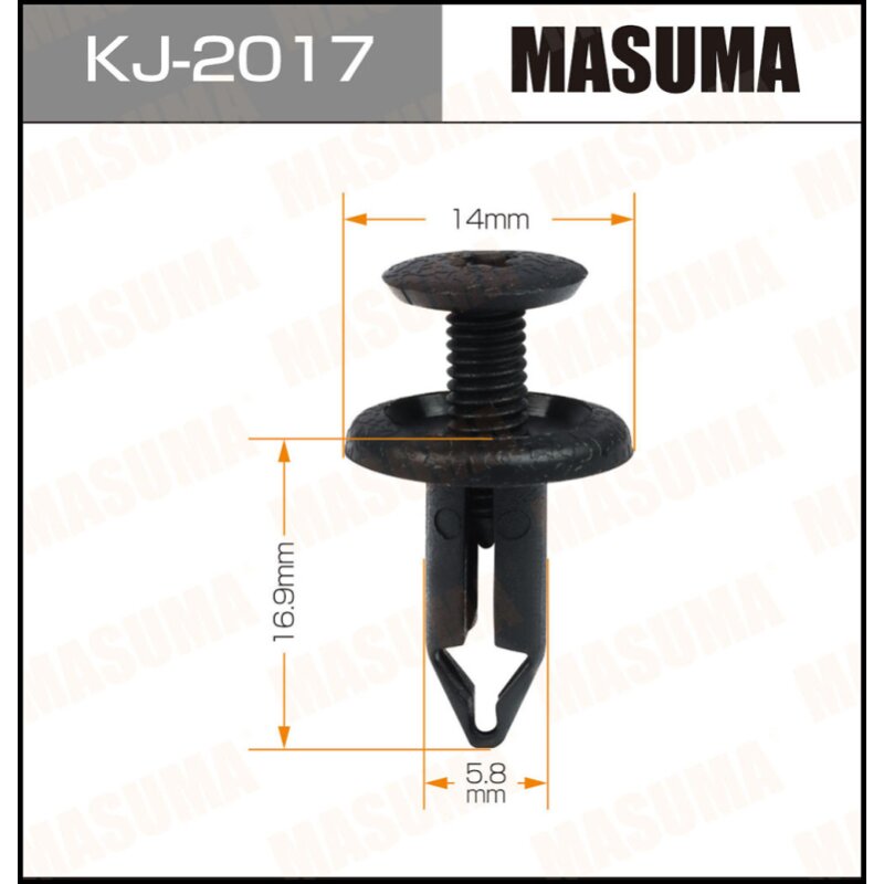Клипса крепежная MASUMA KJ-2017 (OEM 65810-AD200)
Клипса крепежная MASUMA KJ-2017 (OEM 65810-AD200)